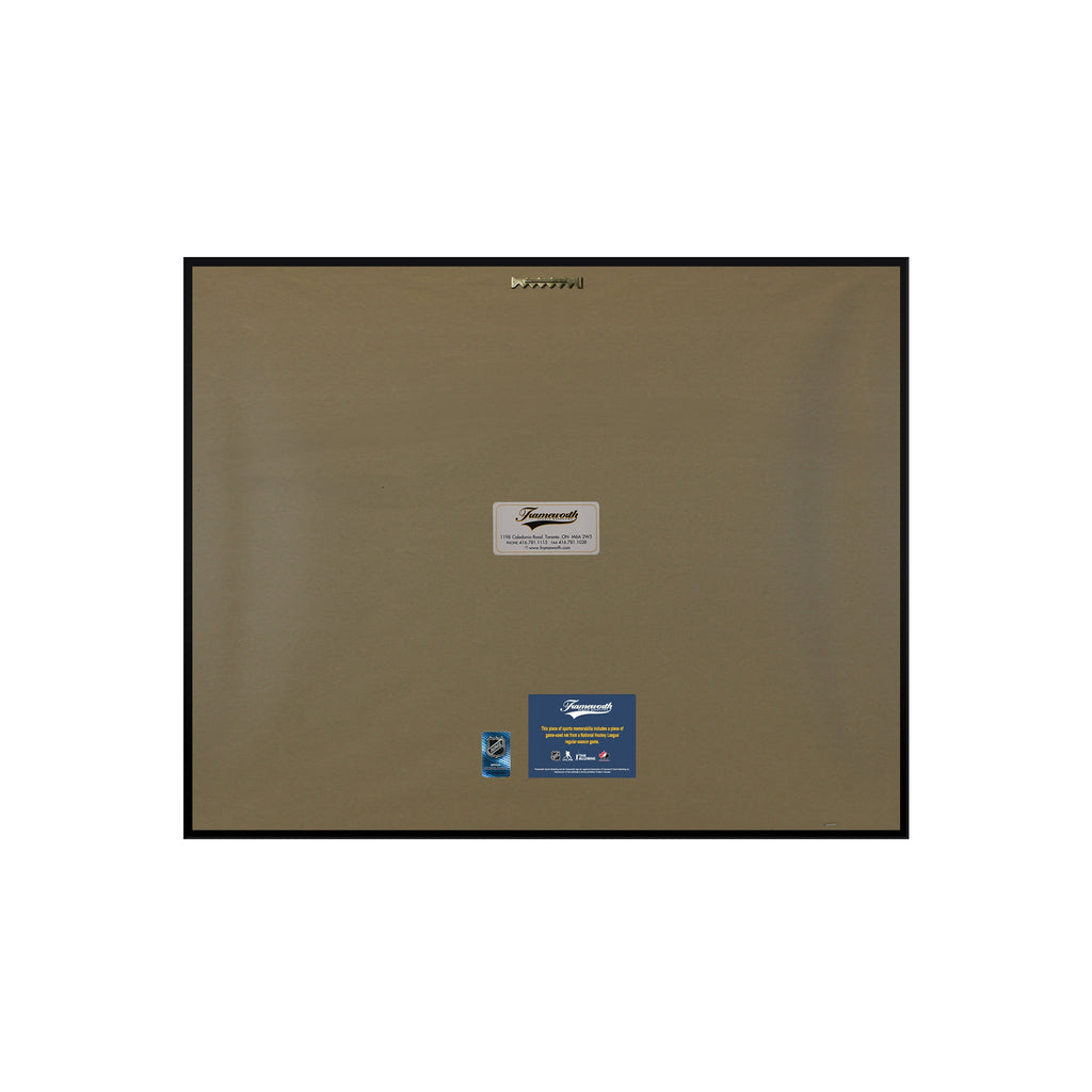 Auston Matthews Toronto Maple Leafs 16x20 PhotoGlass Display with Authentic Game-Used Net Piece